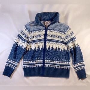 Tiara International 2003 Women’s Blue Zip-Up Sweater - Size M